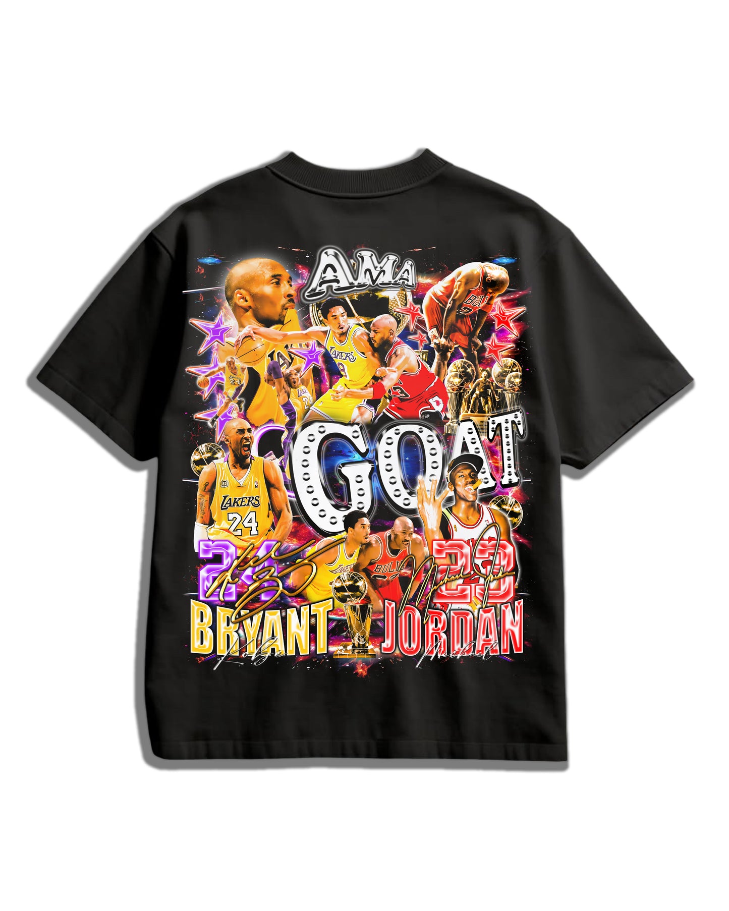 GOAT Legends Basketball T-Shirt – Kobe Bryant & Michael Jordan Tribute Tee