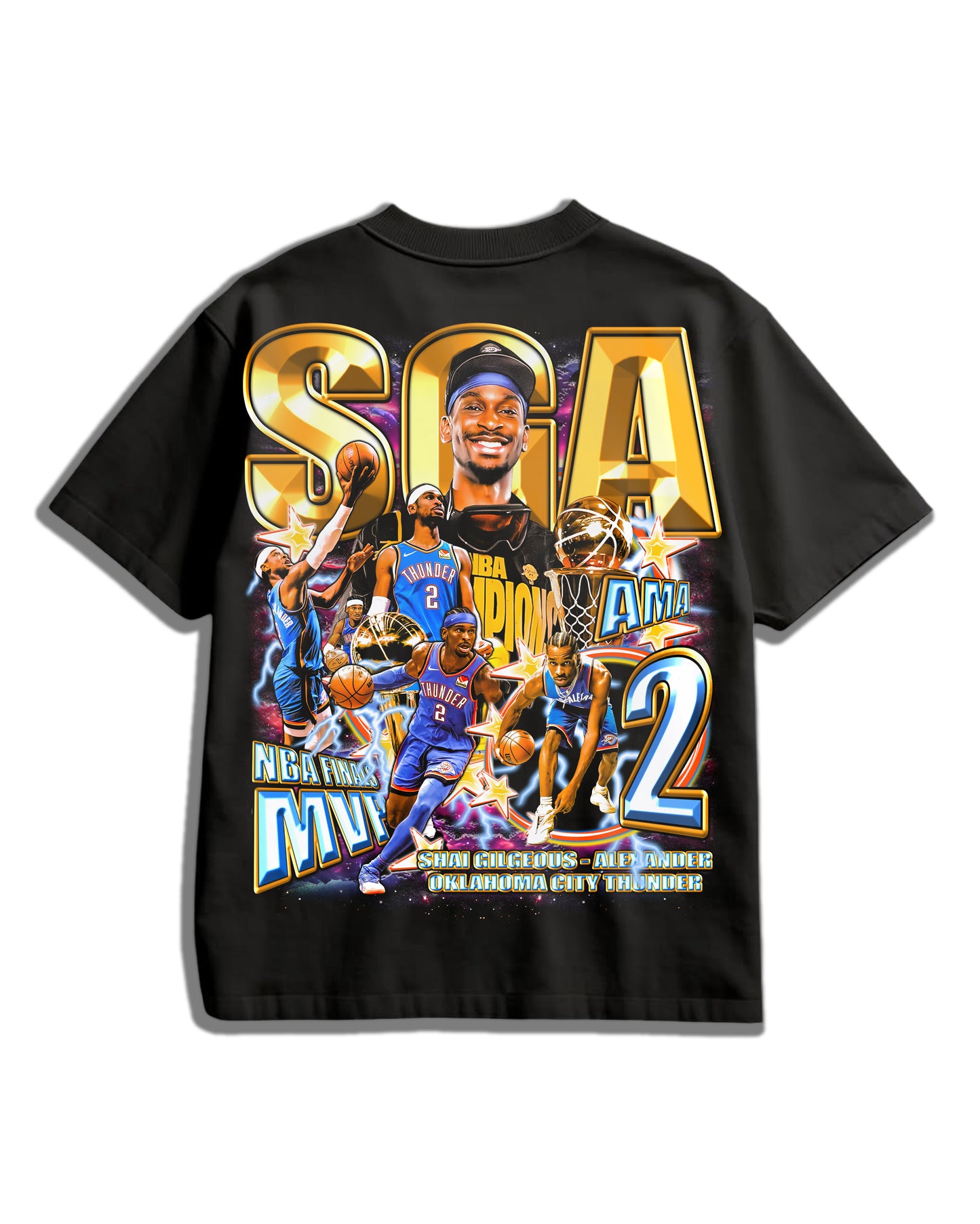 SGA MVP x OKC Thunder Champions 2025 Tee – AMA Studios