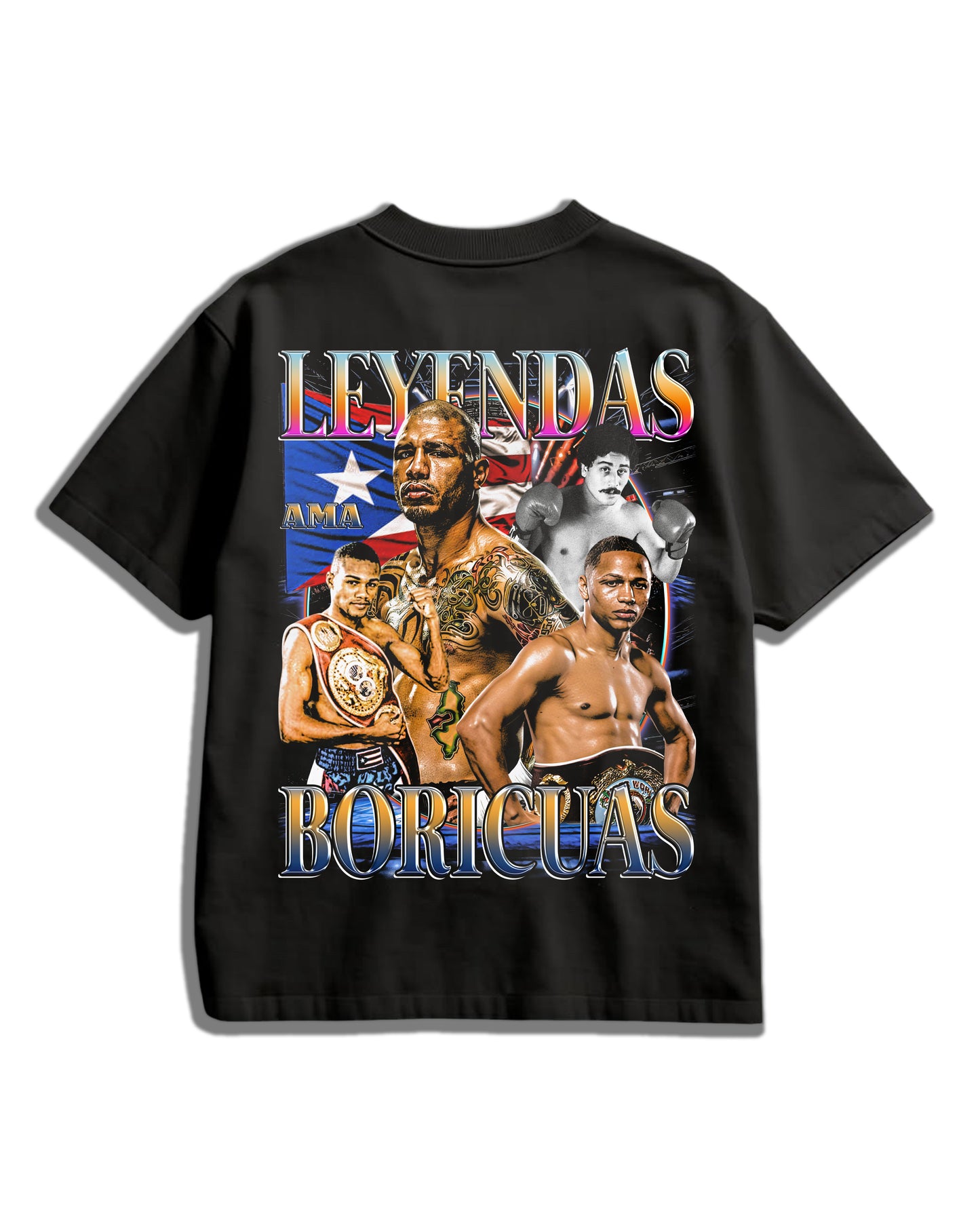 Camiseta Subriel Matías & Xander Zayas – Leyendas Boricuas del Boxeo