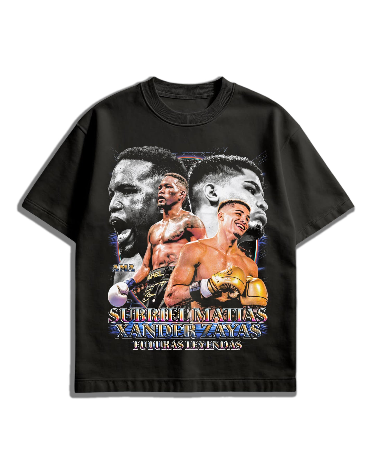 Camiseta Subriel Matías & Xander Zayas – Leyendas Boricuas del Boxeo
