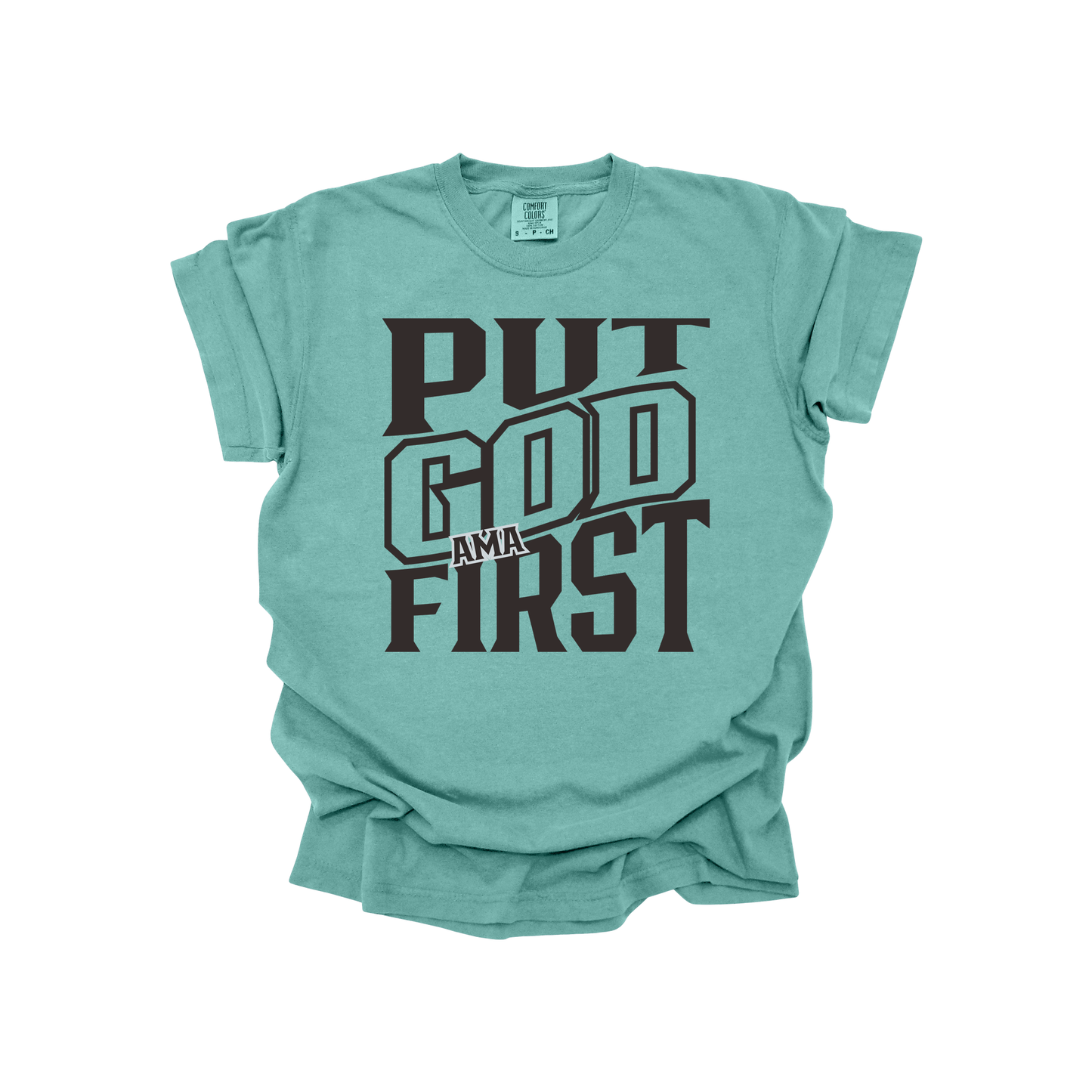 Put God First Christian T-Shirt – Bold Faith Graphic Tee