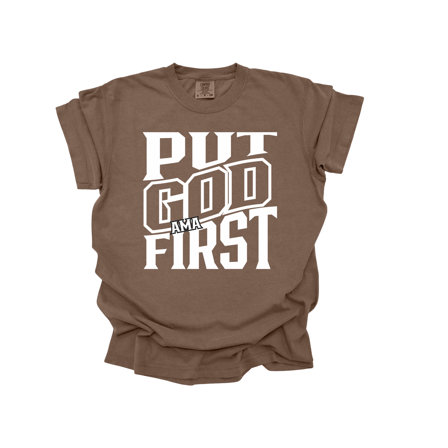 Put God First Christian T-Shirt – Bold Faith Graphic Tee