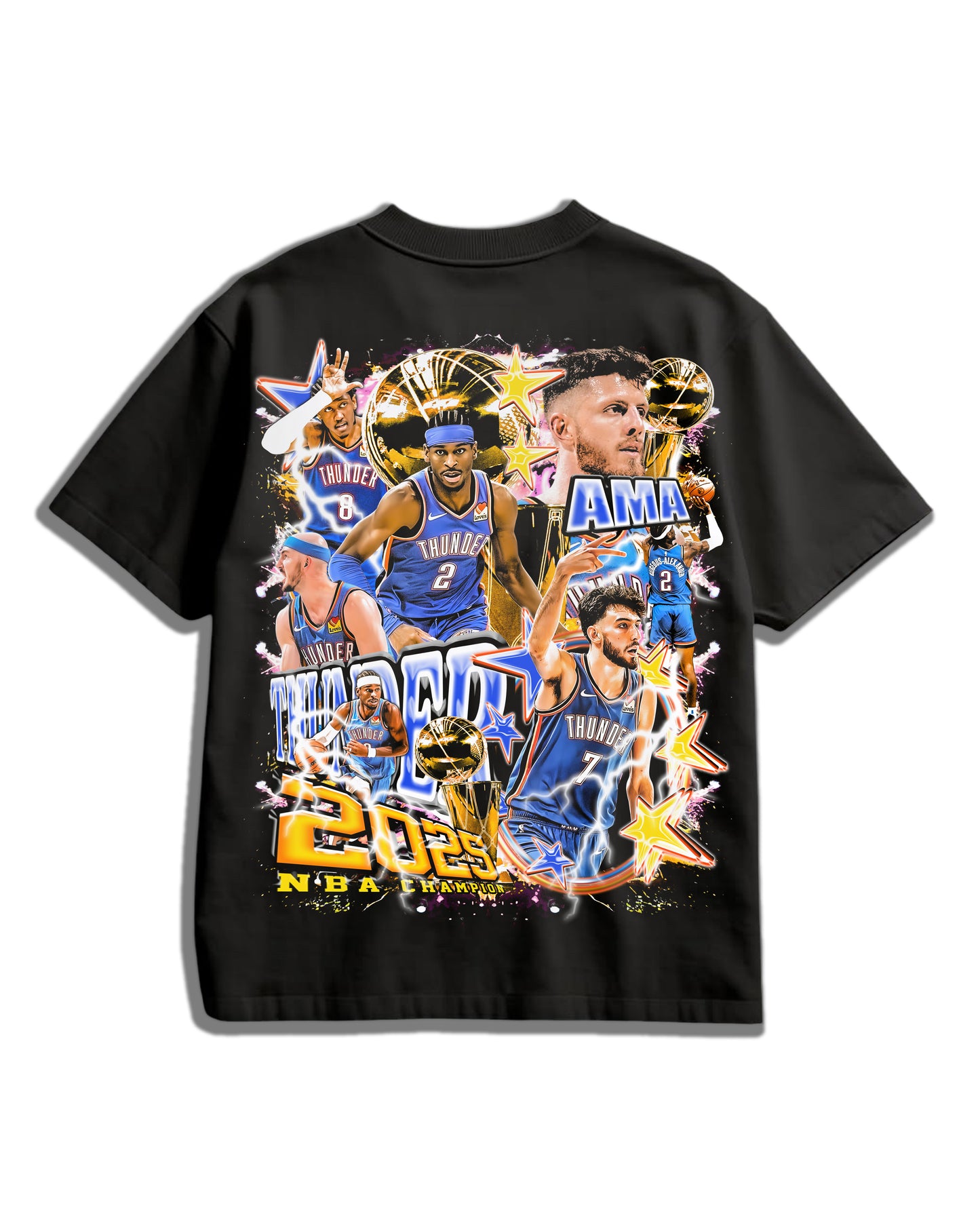 Oklahoma City Thunder Champions 2025 T-Shirt – AMA Studios