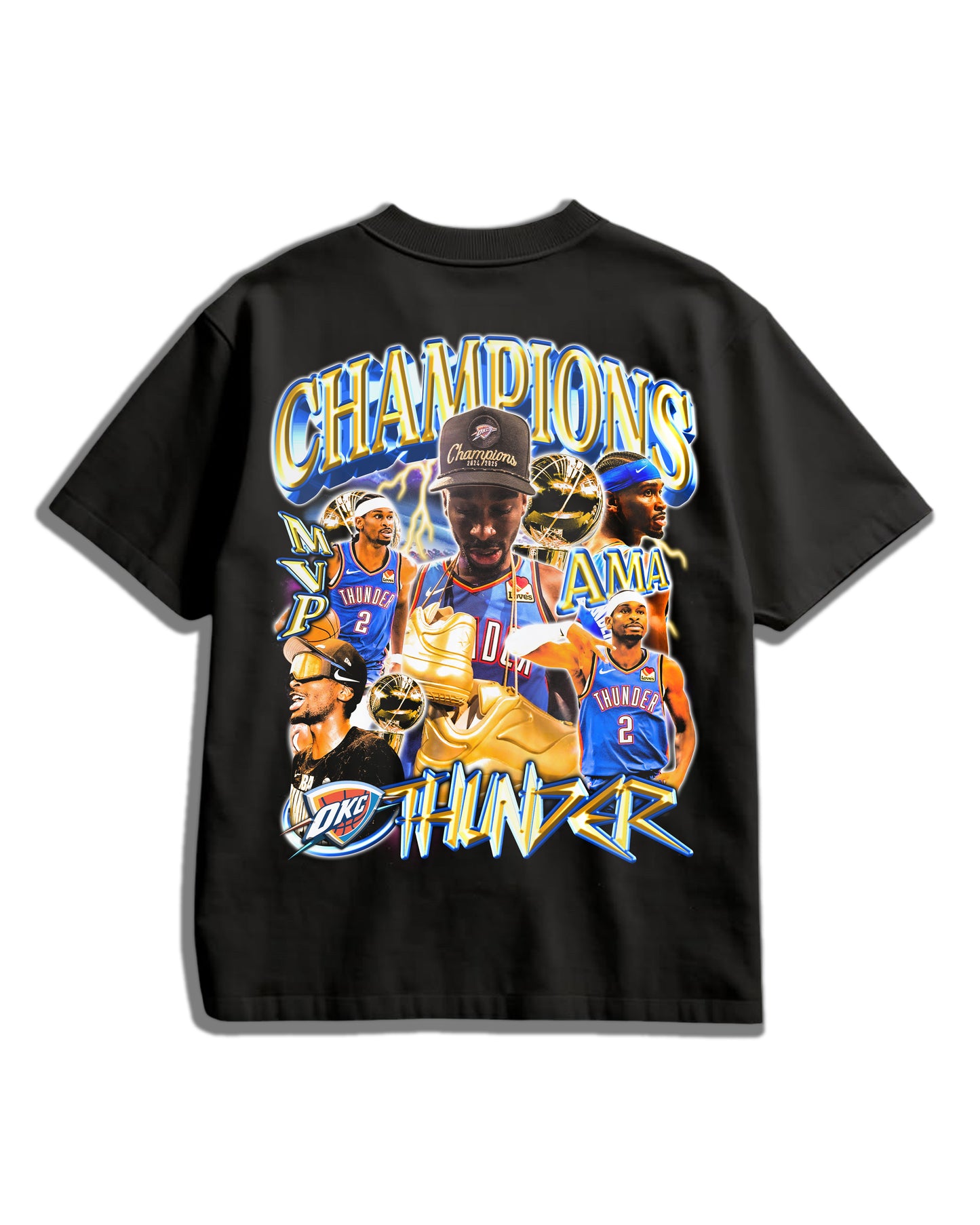 OKC Thunder Champions MVP T-Shirt – SGA Edition – AMA Studios