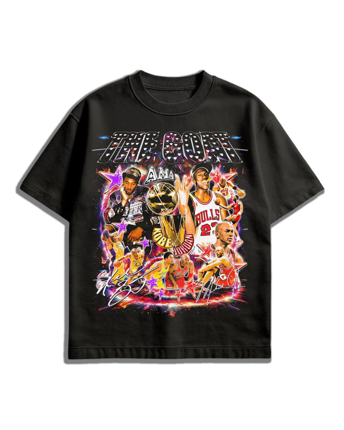 GOAT Legends Basketball T-Shirt – Kobe Bryant & Michael Jordan Tribute Tee
