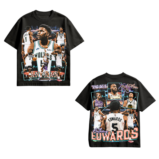 Anthony Edwards “Ant Man” Graphic T-Shirt – Basketball Streetwear Tee