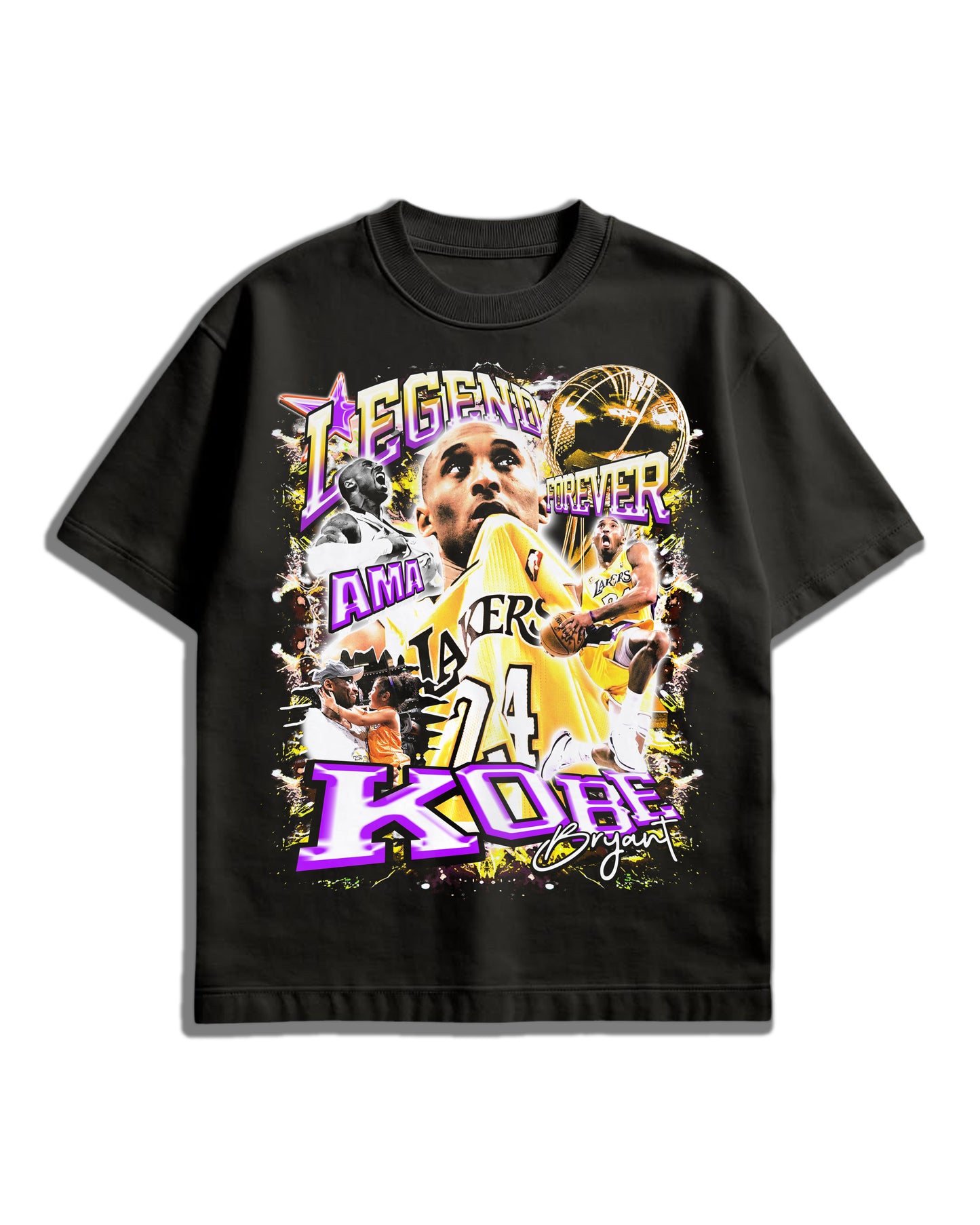 Legend Forever Kobe Bryant Tribute T-Shirt – Vintage Style Graphic Tee