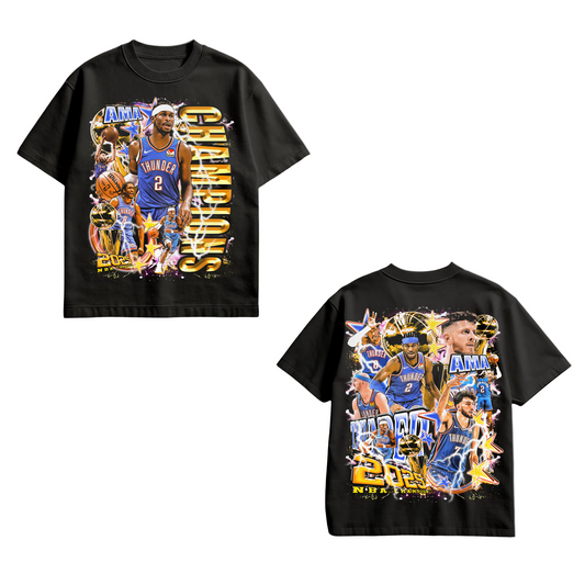 Oklahoma City Thunder Champions 2025 T-Shirt – AMA Studios