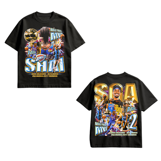 SGA MVP x OKC Thunder Champions 2025 Tee – AMA Studios