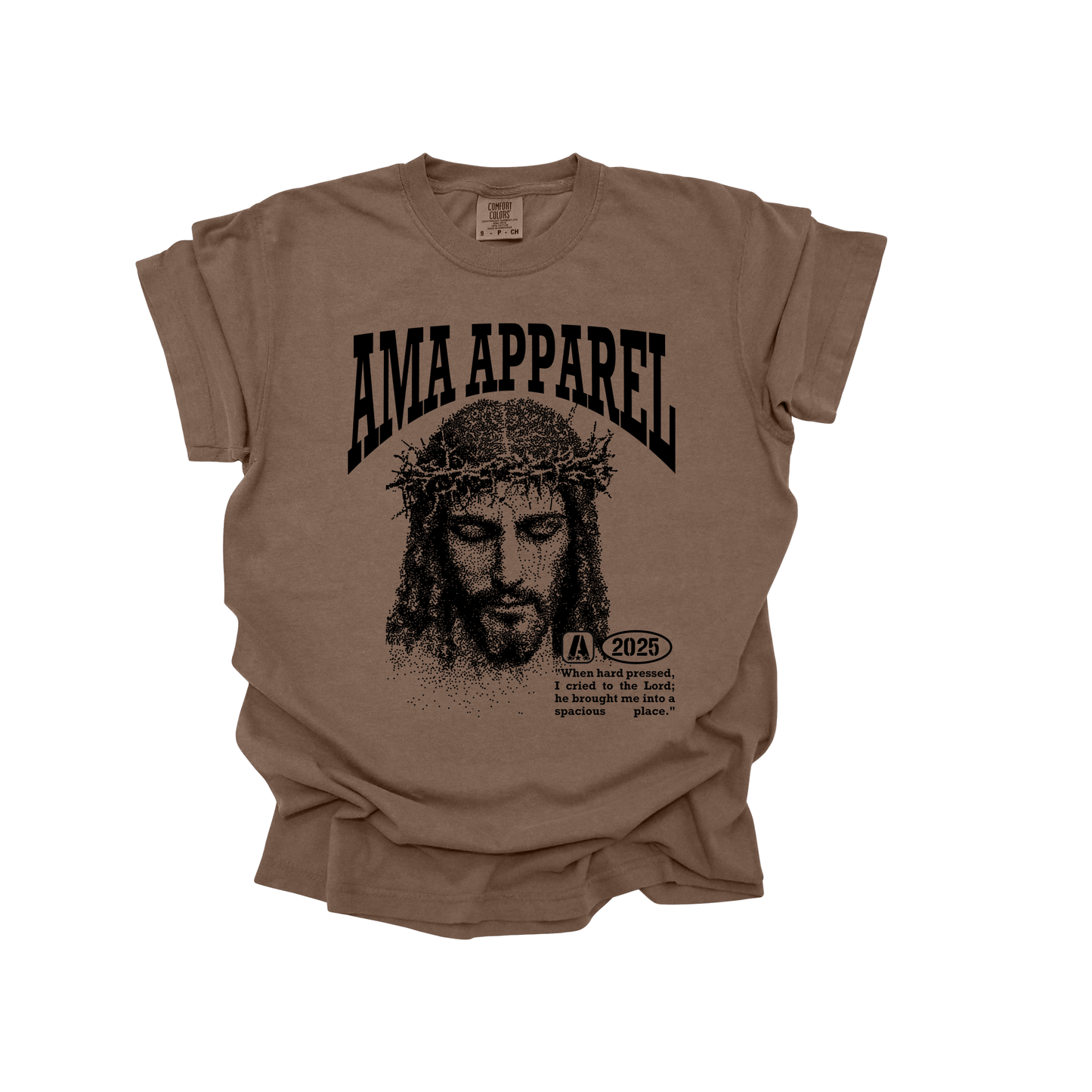 AMA Apparel “Crown of Thorns” Christian T-Shirt – Psalm 118:5 Tee