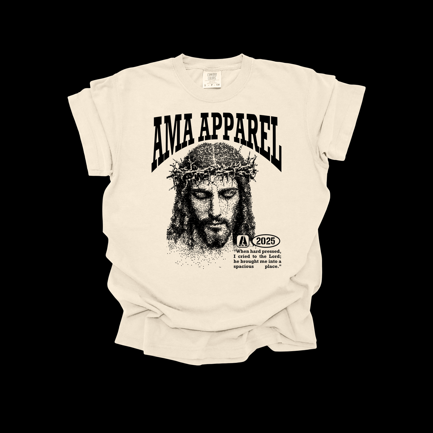 AMA Apparel “Crown of Thorns” Christian T-Shirt – Psalm 118:5 Tee