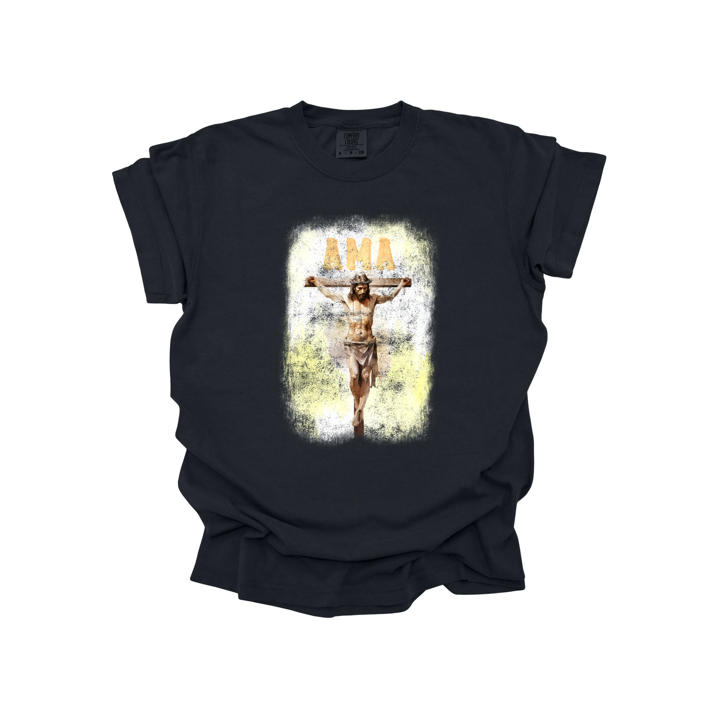 AMA Apparel “Crucifixion” Christian T-Shirt – Comfort Colors Faith Tee