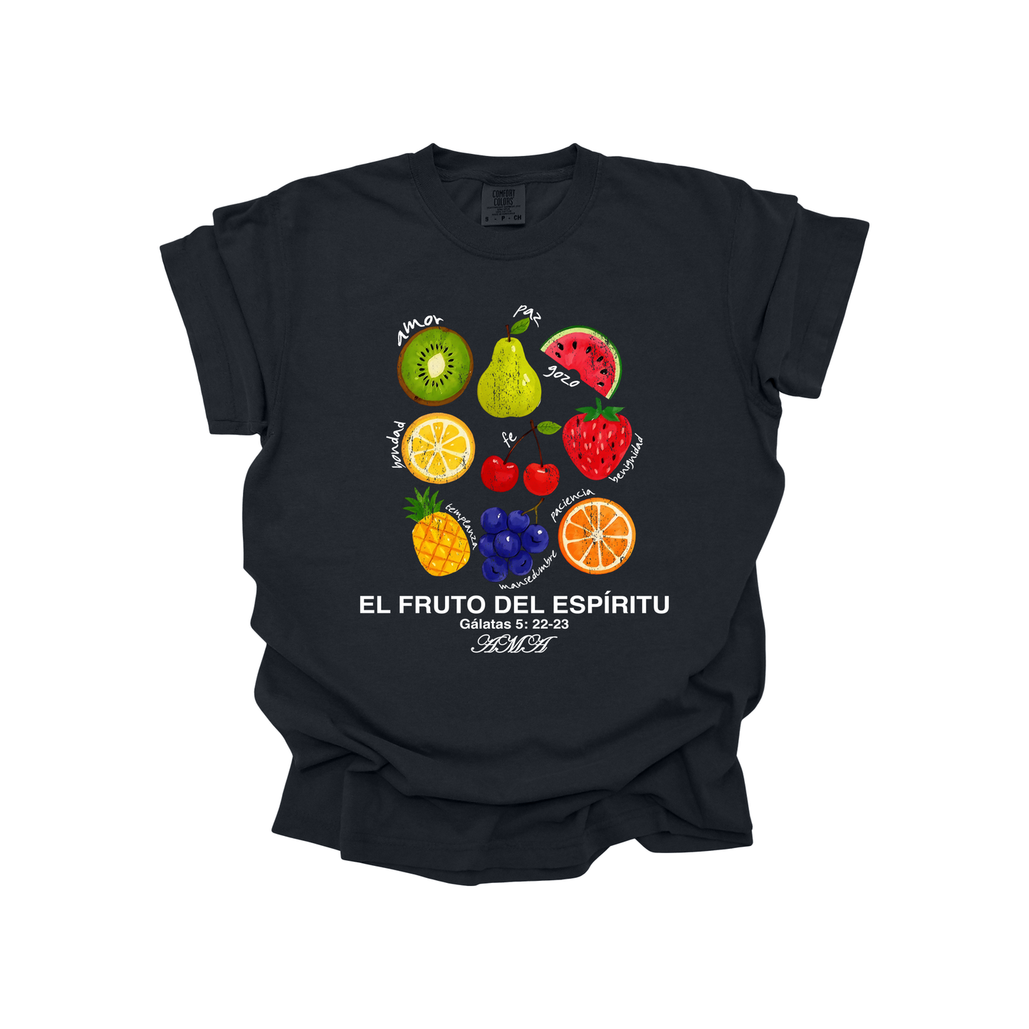 Camiseta Cristiana “El fruto del Espíritu” – Gálatas 5:22-23