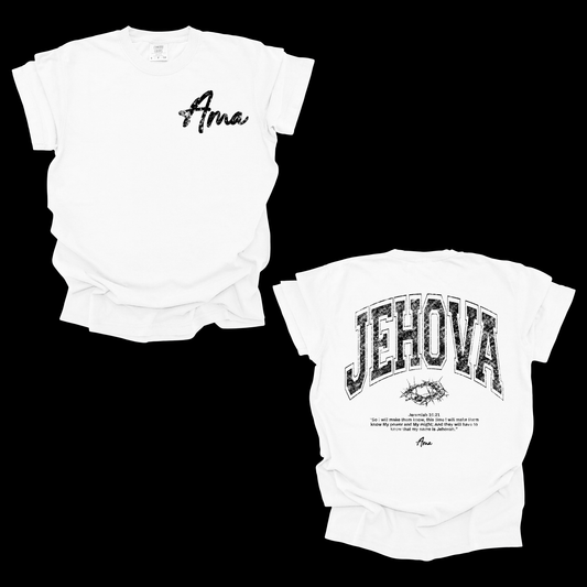 AMA Apparel “Jehova” Christian T-Shirt – Jeremiah 16:21 Tee
