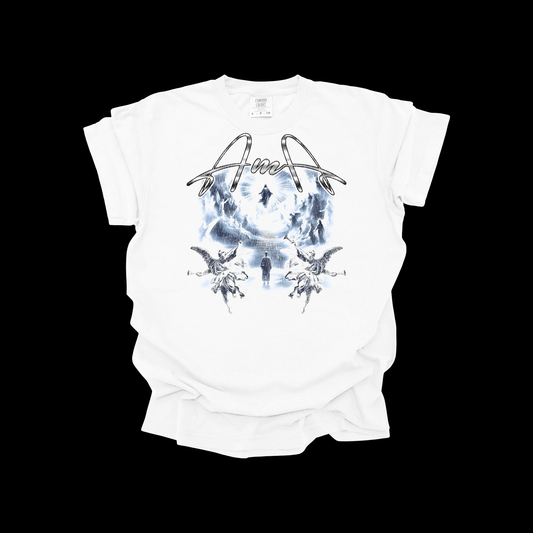 AMA “Kingdom of Heaven” T-Shirt – Angelic Christian Graphic Tee