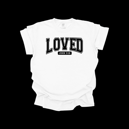 Loved Christian T-Shirt – John 3:16 Bible Verse Tee