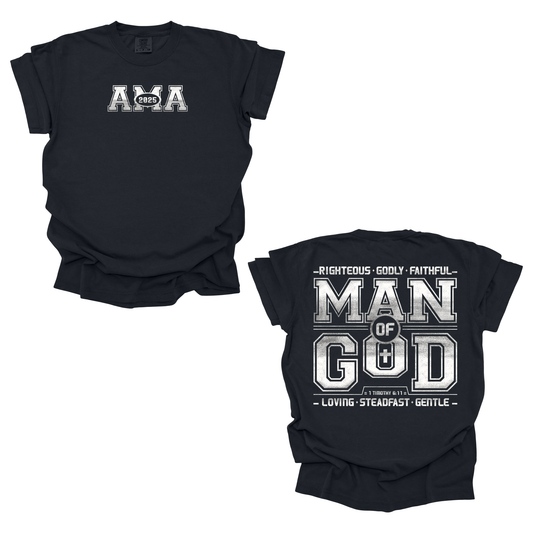 Man of God Christian T-Shirt – Faith Scripture Graphic Tee
