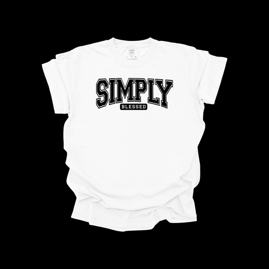 Simply Blessed Christian T-Shirt – Inspirational Faith Tee